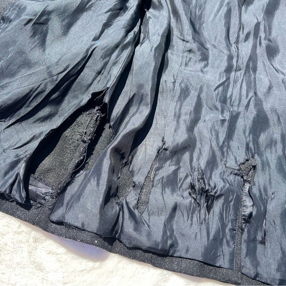 J. Crew Gray Wool Belted Pea Coat FLAWED - Picture 8 of 8